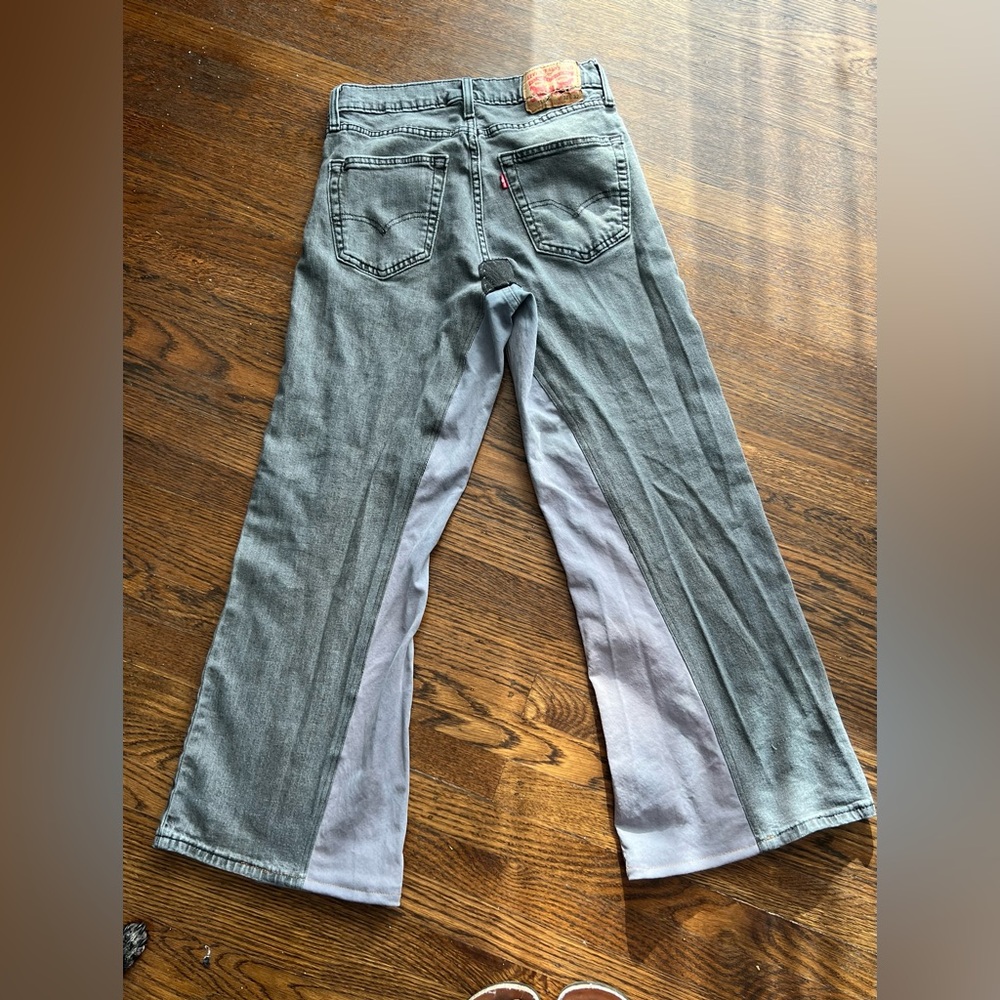 Recycled up cycled custom jeans